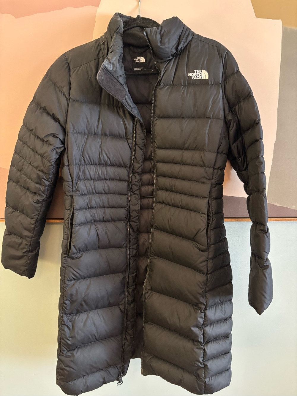 The North Face Women's Black Long Puffer Coat
